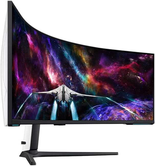 Samsung 57' Odyssey Neo G9 Dual 4K UHD Quantum Mini-LED Curved Gaming Monitor Bundle with Tech Smart USA Elite Suite 18 Standard Editing Software Bundle + 2 Year CPS Enhanced Protection Pack