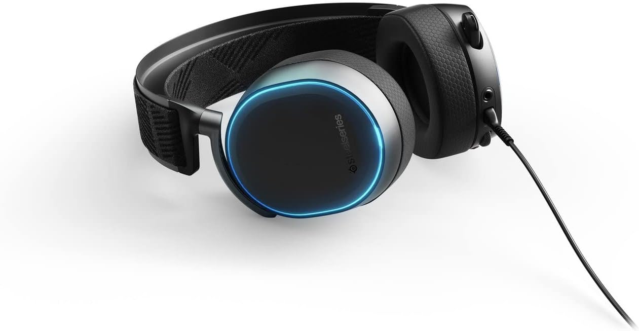 SteelSeries Arctis Pro High Fidelity Gaming Headset - Hi-Res Speaker Drivers - DTS Headphone: X v2.0 Surround for PC, Black