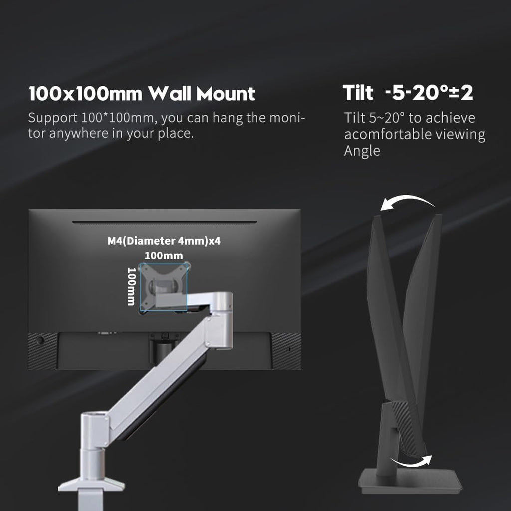 Viewedge Gaming Monitor 27 inch 240Hz 1ms FHD (1920x1080p) Computer Monitor, 110% sRGB HDR10 HDMI x 2 & DP x 2 Port, Built-in Speakers, Support Freesync and Wall Mount