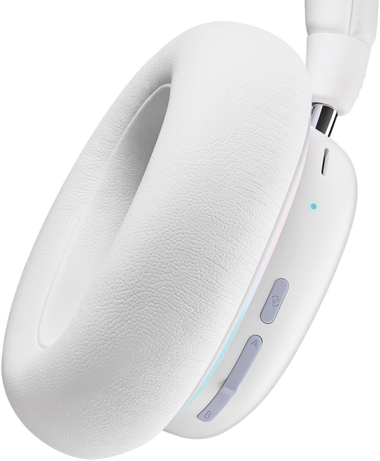 Logitech G735 Wireless Gaming Headset in White Mist (Renewed)