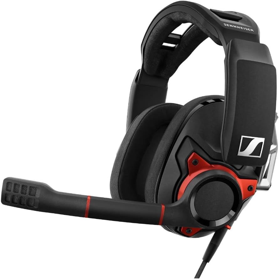 EPOS I Sennheiser GSP 600 – Wired Closed Acoustic Gaming Headset, Noise-Cancelling Microphone, Adjustable Headband with Customizable Contact Pressure, Vol Control, for PC + Mac + Xbox + PS4, Pro