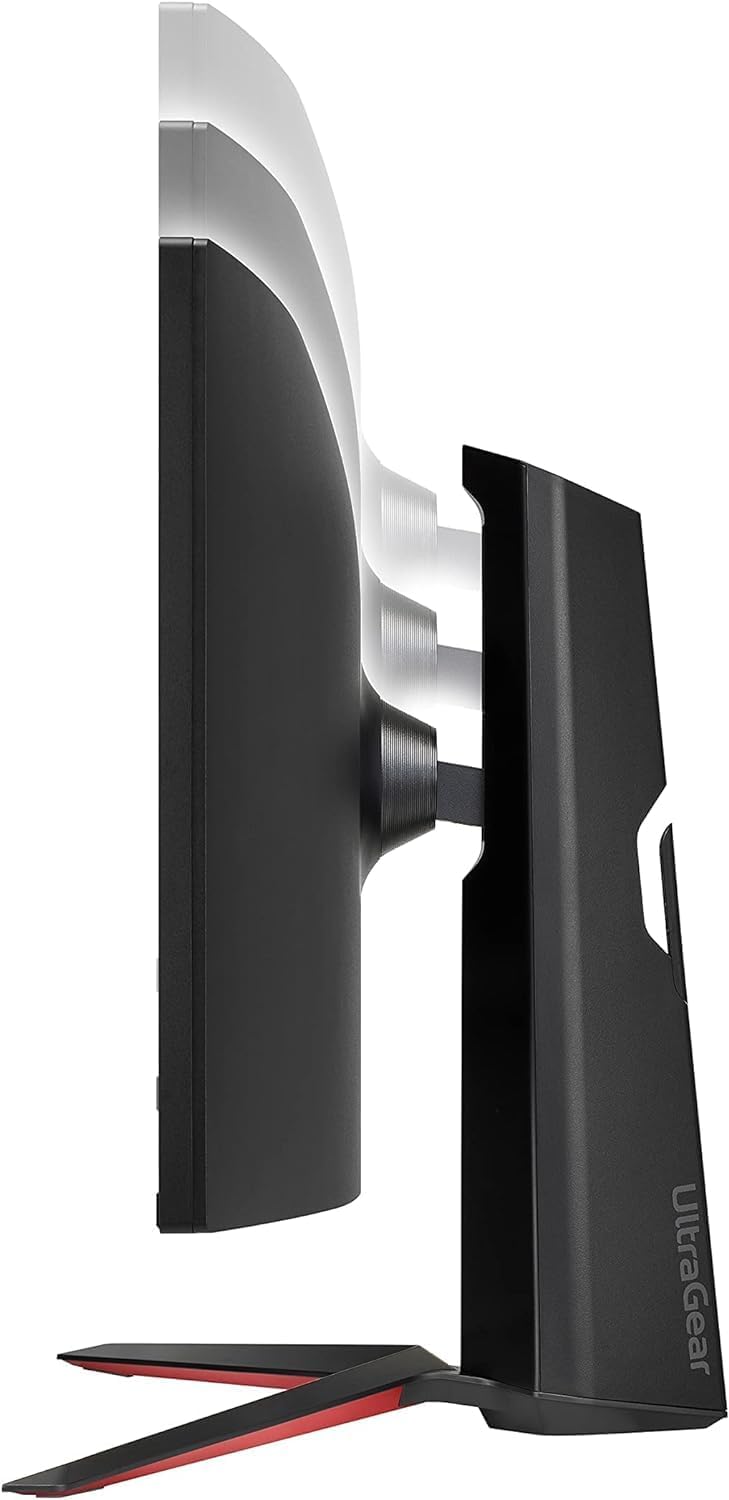LG 34' Ultragear Curved Gaming Monitor, 21:9 QHD(3440 x 1440) Display, sRGB 99% Color Gamut, 160Hz, VA with HDR 10 Compatibility and AMD FreeSync Premium, Black, 34GP63A-B, with USB Wi-Fi