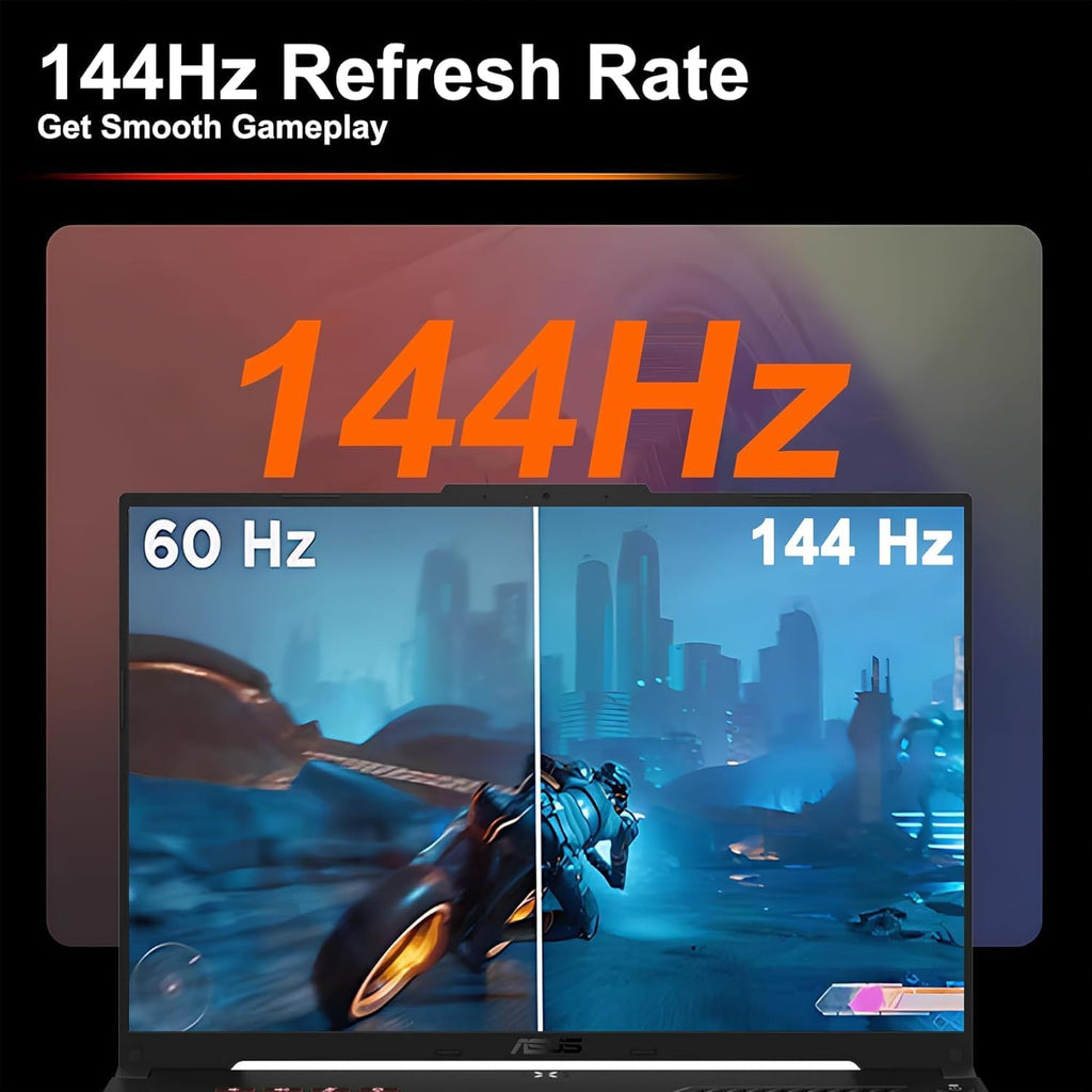 ASUS TUF A16 16' FHD 144Hz Gaming Laptop, AMD Ryzen 7 7445HS (6 Cores, Up to 4.7GHz), NVIDIA GeForce RTX 4050, 64GB DDR5 RAM, 2TB SSD, USB-C, Wi-Fi 6E, Bluetooth, Backlit Keyboard, Windows 11