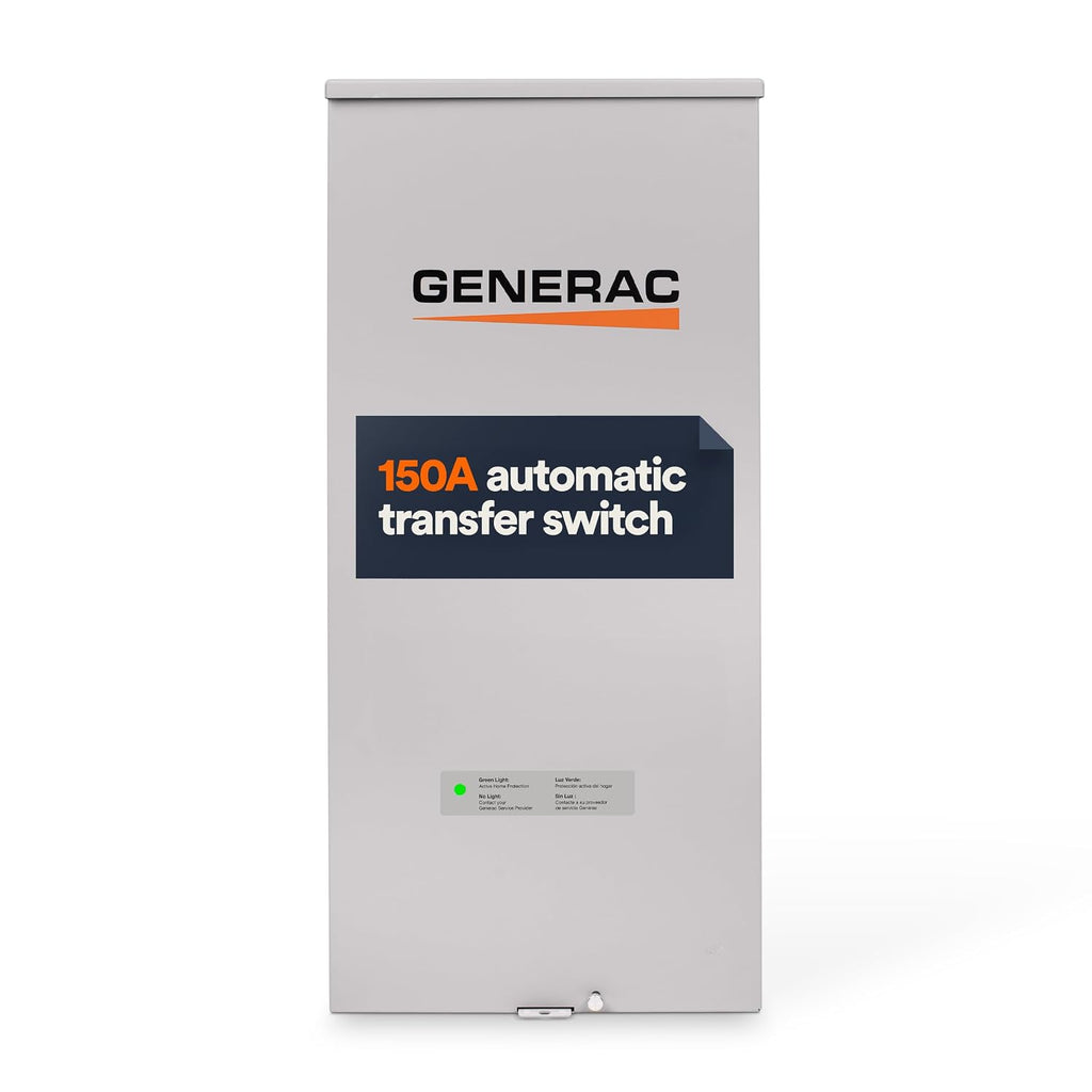 Generac Next Gen 150 Amp Automatic Generator Transfer Switch, Open Transition, Service Rated, Factory-Installed Whole-Home Surge Protection, Outdoor Enclosure