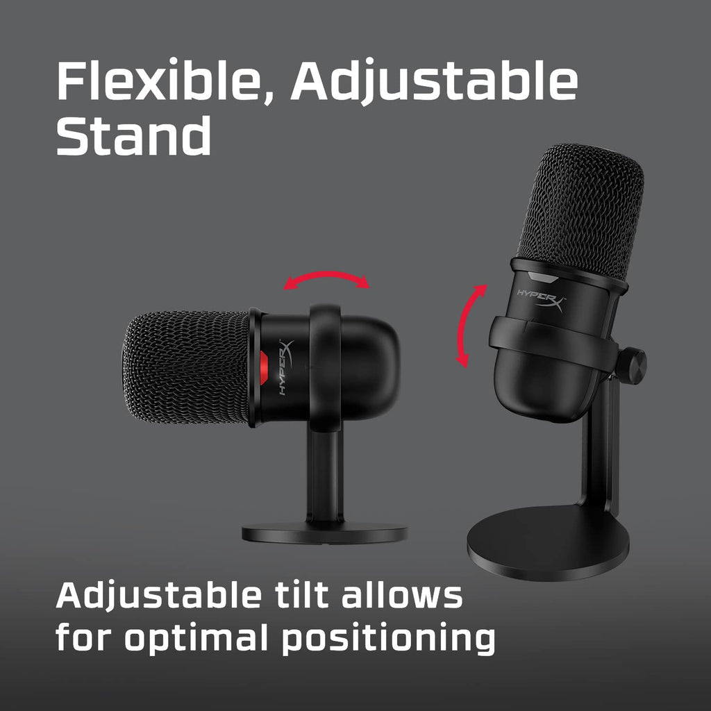 HyperX Cloud Alpha - Gaming Headset, Dual Chamber Drivers, Legendary Comfort, Aluminum Frame, Detachable Microphone & SoloCast – USB Condenser Gaming Microphone
