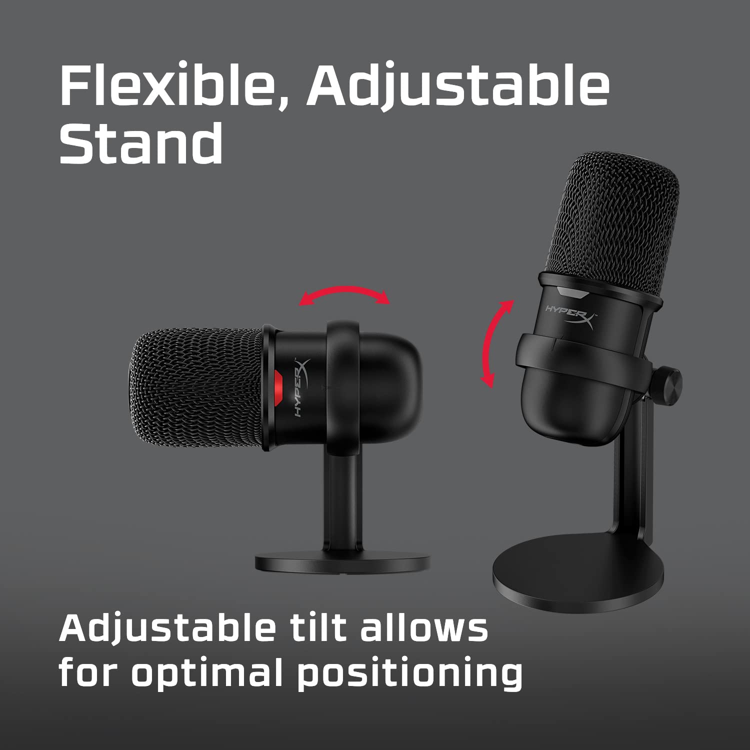 HyperX Cloud Alpha - Gaming Headset, Dual Chamber Drivers, Legendary Comfort, Aluminum Frame, Detachable Microphone & SoloCast – USB Condenser Gaming Microphone