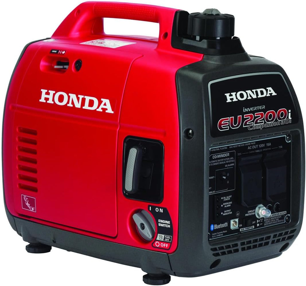 Honda EU2200ITAN1 2200-Watt 120-Volt Companion Super Quiet Portable Inverter Generator with CO-Minder - 49-State