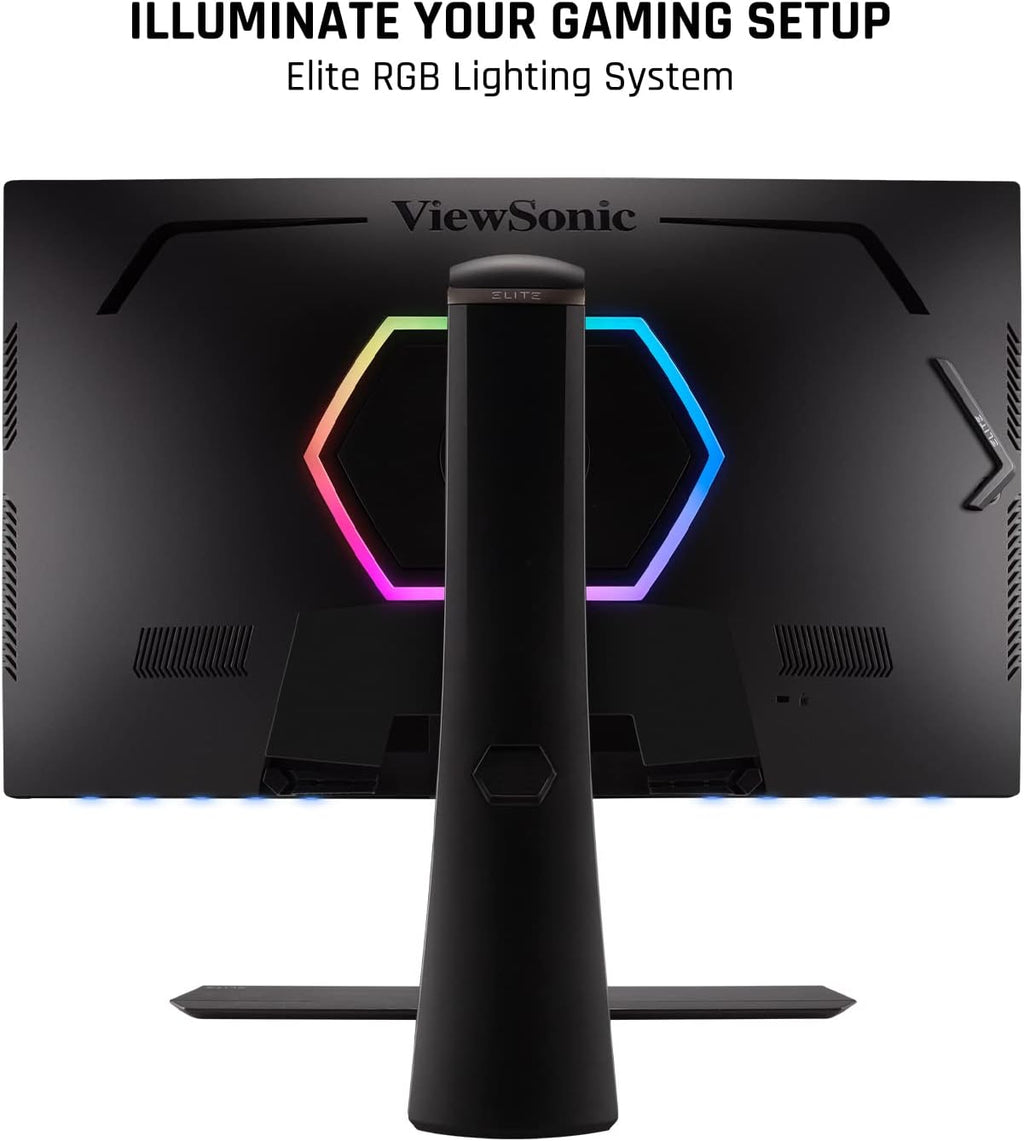 ViewSonic XG321UG 32 Inch 4K IPS 144Hz Gaming Monitor G-Sync Ultimate, Mini LED, Nvidia Reflex, HDR1400, Advanced Ergonomics, HDMI and DP