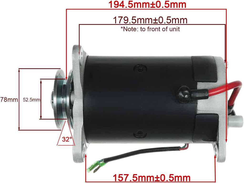 OEG Parts New Starter Generator Compatible with Yamaha Golf Cart G16 G19 G20 G21 G22 G29 JN6H110001 JN6H110002 GSB107-06 GSB107-06E GSB107-06F