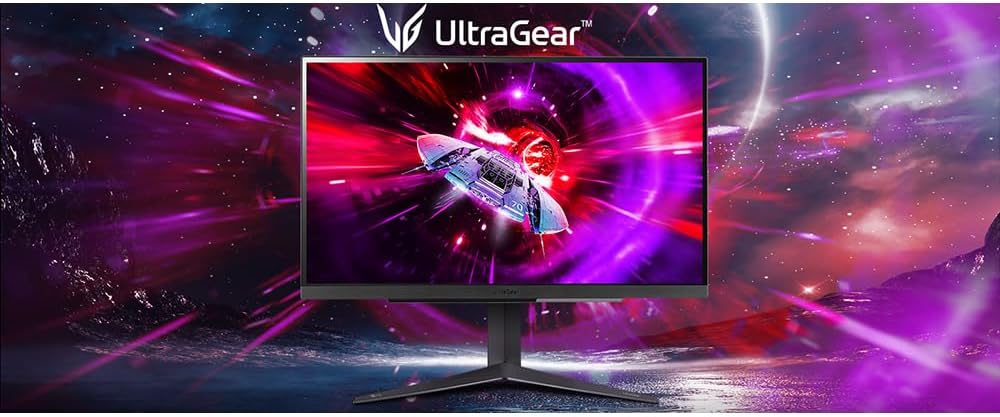 LG 27GR83Q-B 27 inch Ultragear QHD 1ms 240Hz Gaming Monitor Bundle with 2 YR CPS Enhanced Protection Pack