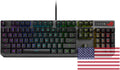 ASUS ROG Strix Scope RX Gaming Mechanical Keyboard, Red Optical Switches, USB 2.0 Passthrough, 2X Wider Ctrl Key, Aura Sync, Armoury Crate RGB Lighting, Black