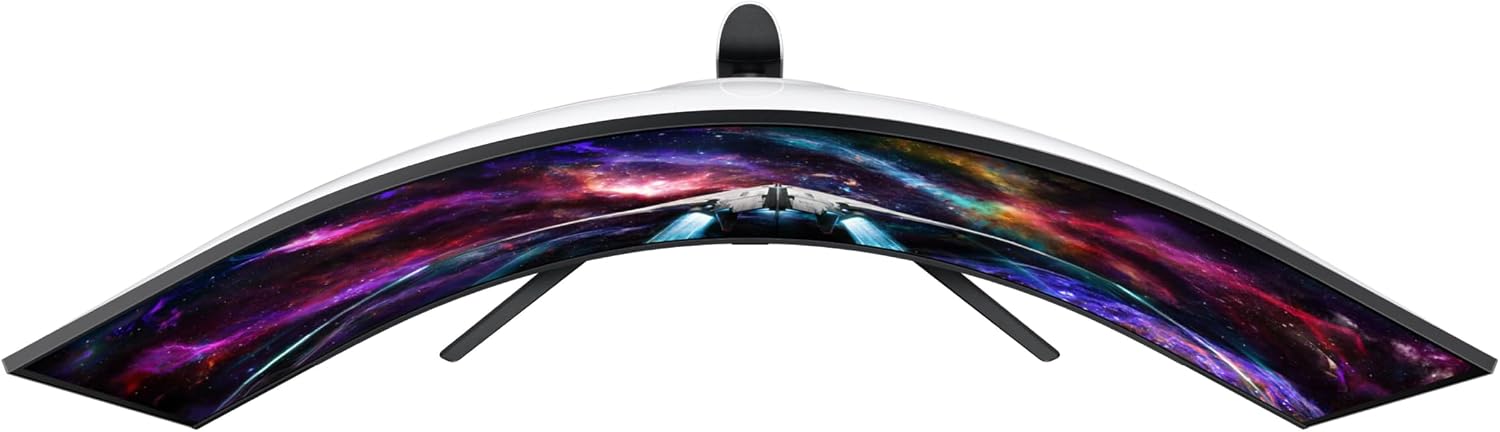 Samsung 57' Odyssey Neo G9 (G95NC) Series Dual 4K UHD 1000R Curved Gaming Monitor, 240Hz, 1ms with DisplayPort 2.1, Quantum Mini-LED, DisplayHDR 1000, AMD FreeSync Premium Pro, LS57CG952NNXZA