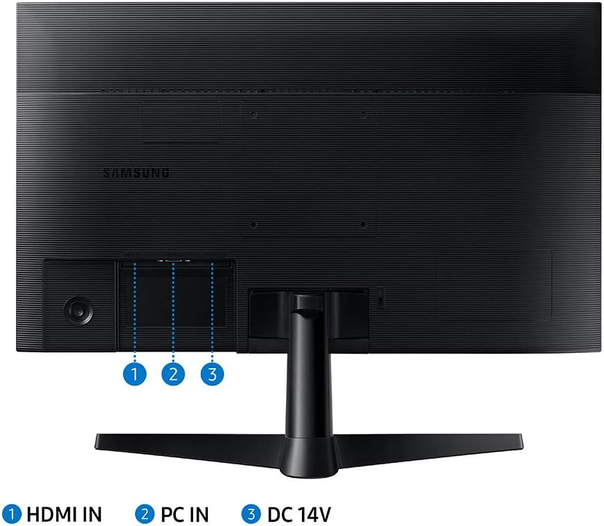 Samsung 24-in T350 LED Computer Monitor, 4ms LF24T350FHNXZA - Dark Blue Gray