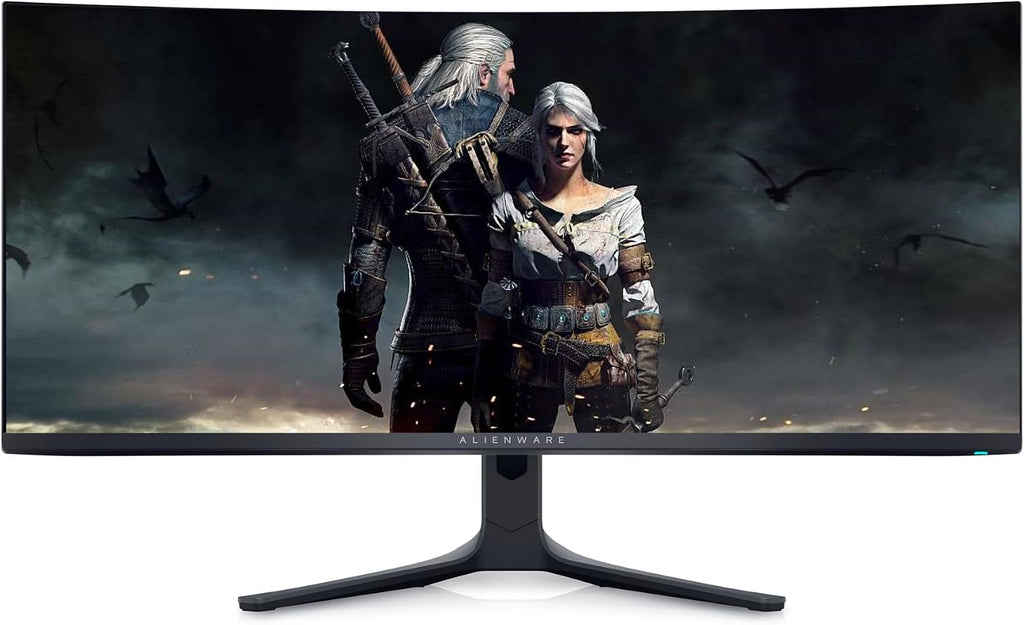 Dell Alienware 34 Curved QD-OLED Gaming Monitor - 34.18' WQHD (3440x1440) 21:9-165Hz - 0.1ms GTG - 1800R - DCI-P3 99.3% - sRGB 149% - AMD FreeSync Premium Pro - VESA AdaptiveSync Display