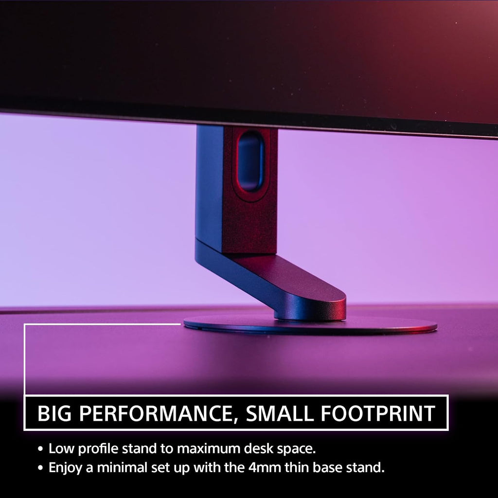 Sony INZONE M10S 27' OLED 1440p Gaming Monitor 480Hz 0.03ms, Low Profile Stand, Tournament Mode, Dual Screen Size (24.5'), G-SYNC Compatible, Anti-Glare, Custom Heatsink, 3-Year OLED Limited Warranty