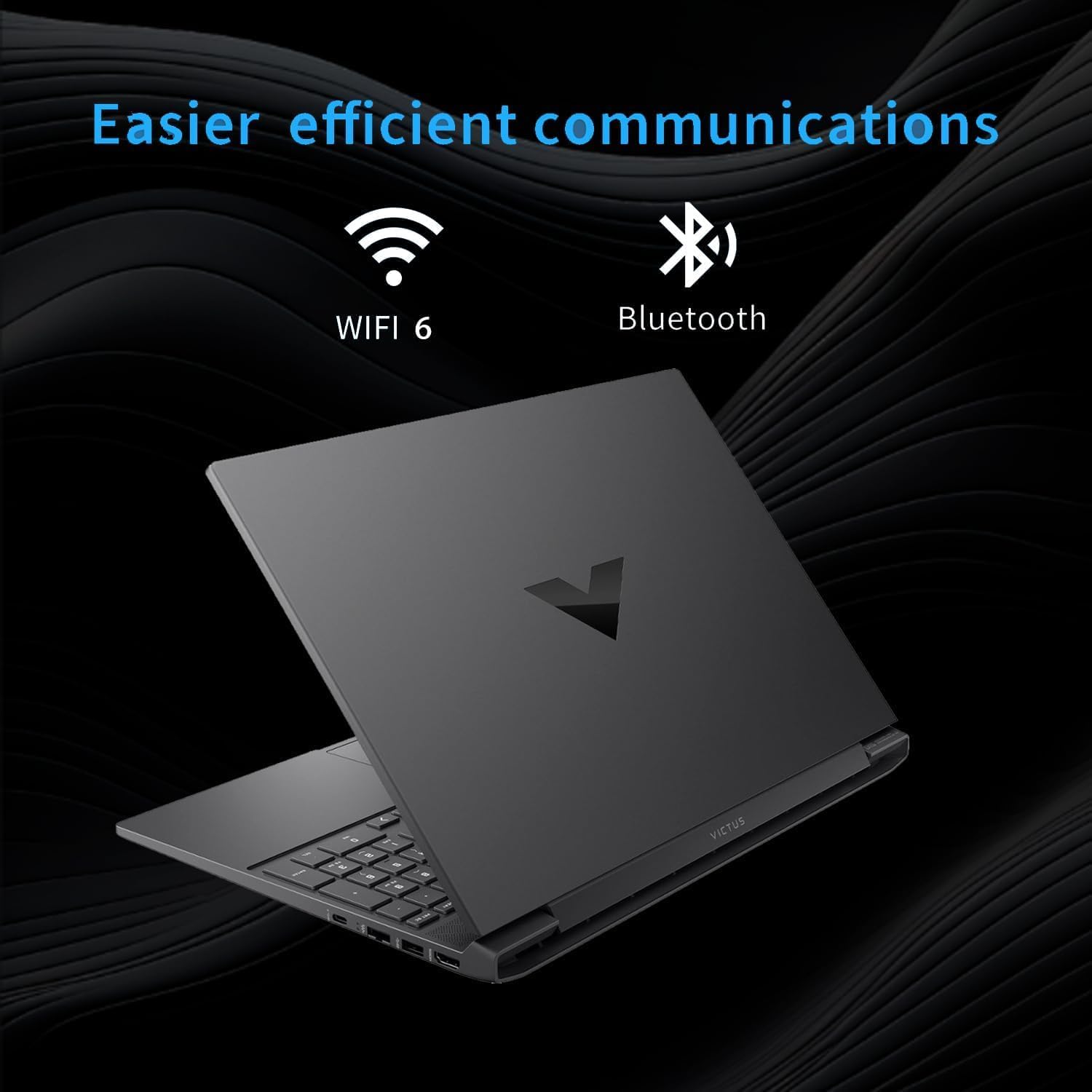 HP Victus 144Hz 15.6' FHD Gaming Laptop, AMD Ryzen 5 7535HS Processor, Radeon RX 6550M (Beats Nvidia GeForce RTX 3050), 8GB RAM 512GB SSD, Backlit Keyboard, Windows 11 Pro, Mica Silver