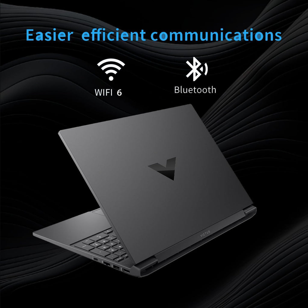 HP Victus 144Hz 15.6' FHD Gaming Laptop, AMD Ryzen 5 7535HS Processor, Radeon RX 6550M (Beats Nvidia GeForce RTX 3050), 64GB RAM 1TB SSD, Backlit Keyboard, Windows 11 Pro, Mica Silver