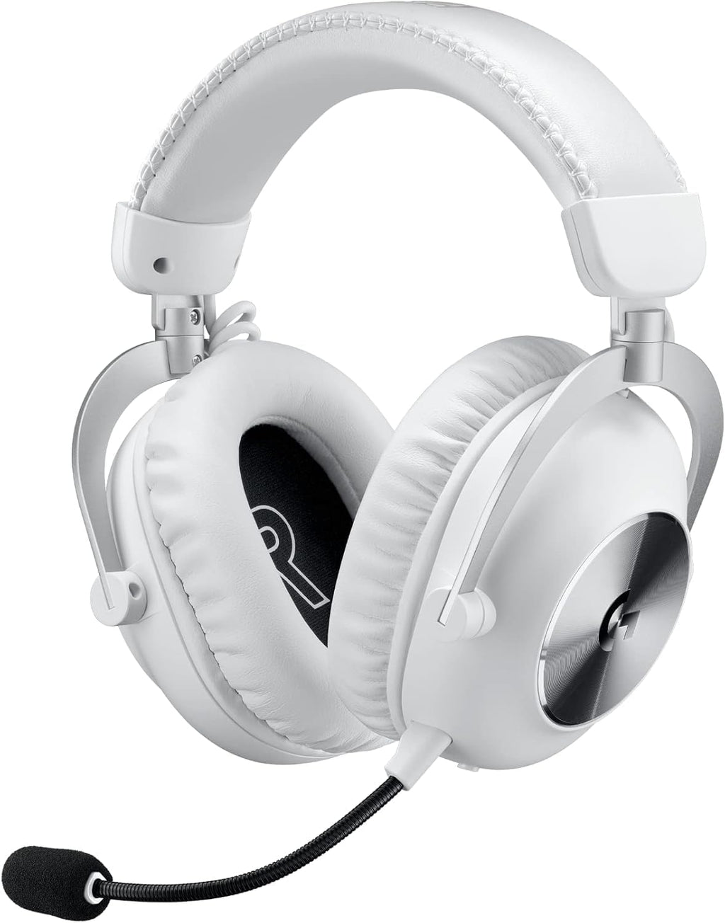 Logitech G PRO X 2 Lightspeed Wireless Gaming Headset: Detachable Boom Mic, 50mm Graphene Drivers, DTS:X Headphone 2.0—7.1 Surround, Bluetooth/USB/3.5mm Aux, for PC, PS5, PS4 - White (Renewed)