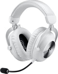 Logitech G PRO X 2 Lightspeed Wireless Gaming Headset: Detachable Boom Mic, 50mm Graphene Drivers, DTS:X Headphone 2.0—7.1 Surround, Bluetooth/USB/3.5mm Aux, for PC, PS5, PS4 - White (Renewed)