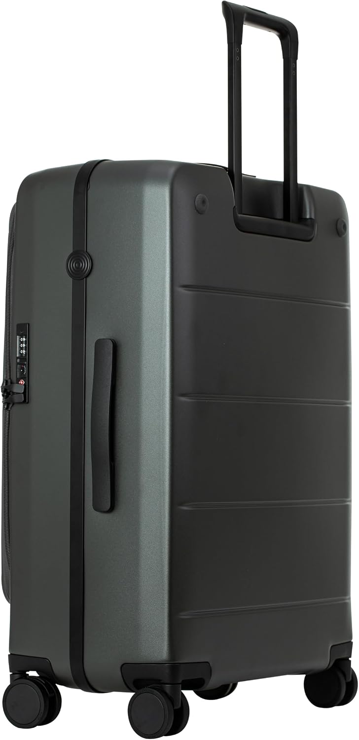 Acer Predator Street-Style Luggage 25-Inch Luggage Bag | Silent Dual-Row Wheels | Front-Opening Design | Large Storage Compartments | TSA Approved Lock | Matte Gray