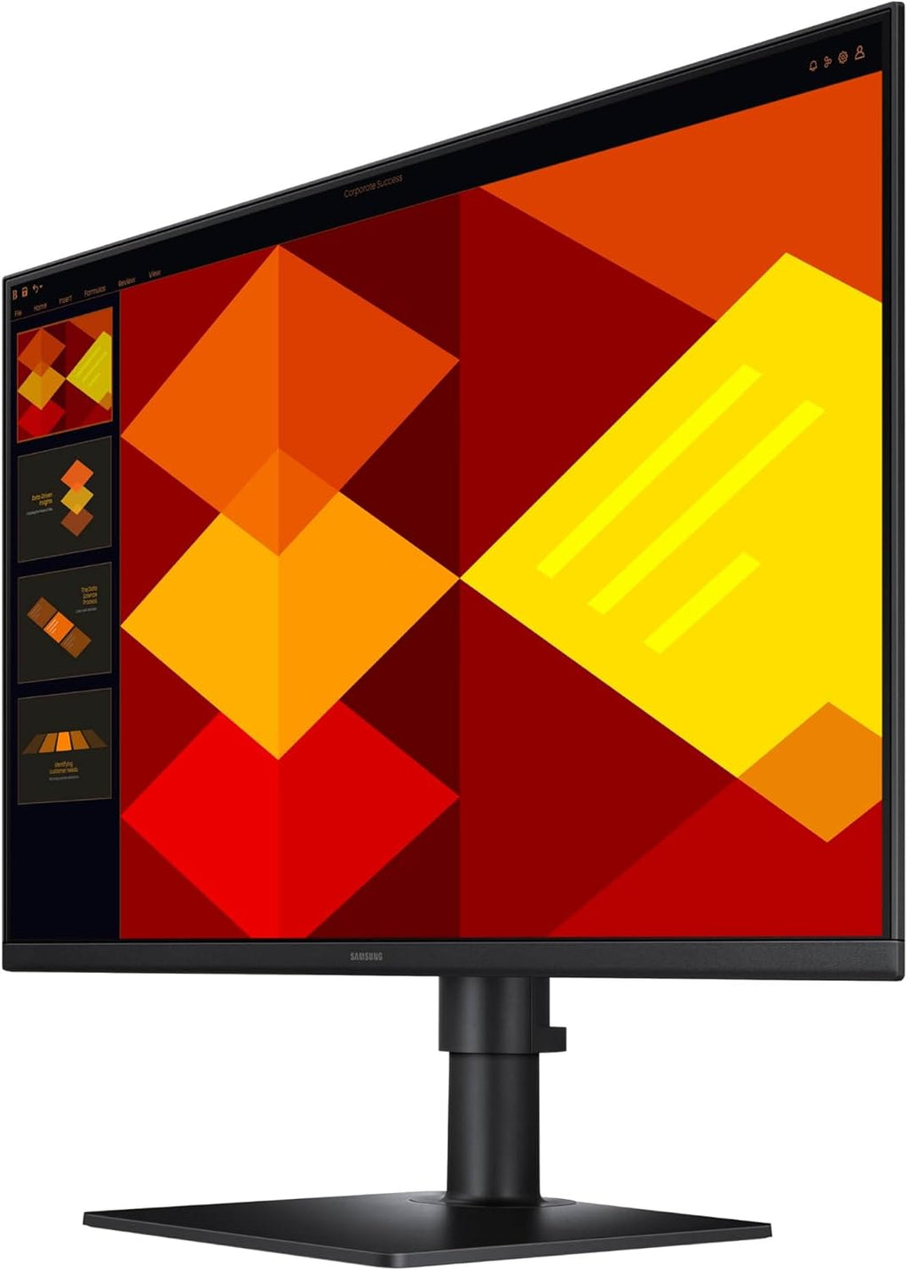 Samsung 27' (S40GD) Borderless Business Monitor with IPS Panel, 100Hz Refresh Rate, Eye Saver Mode, Ergonomic Design, Game Picture Mode, LS27D402GANXGO, 3 Yr Warranty