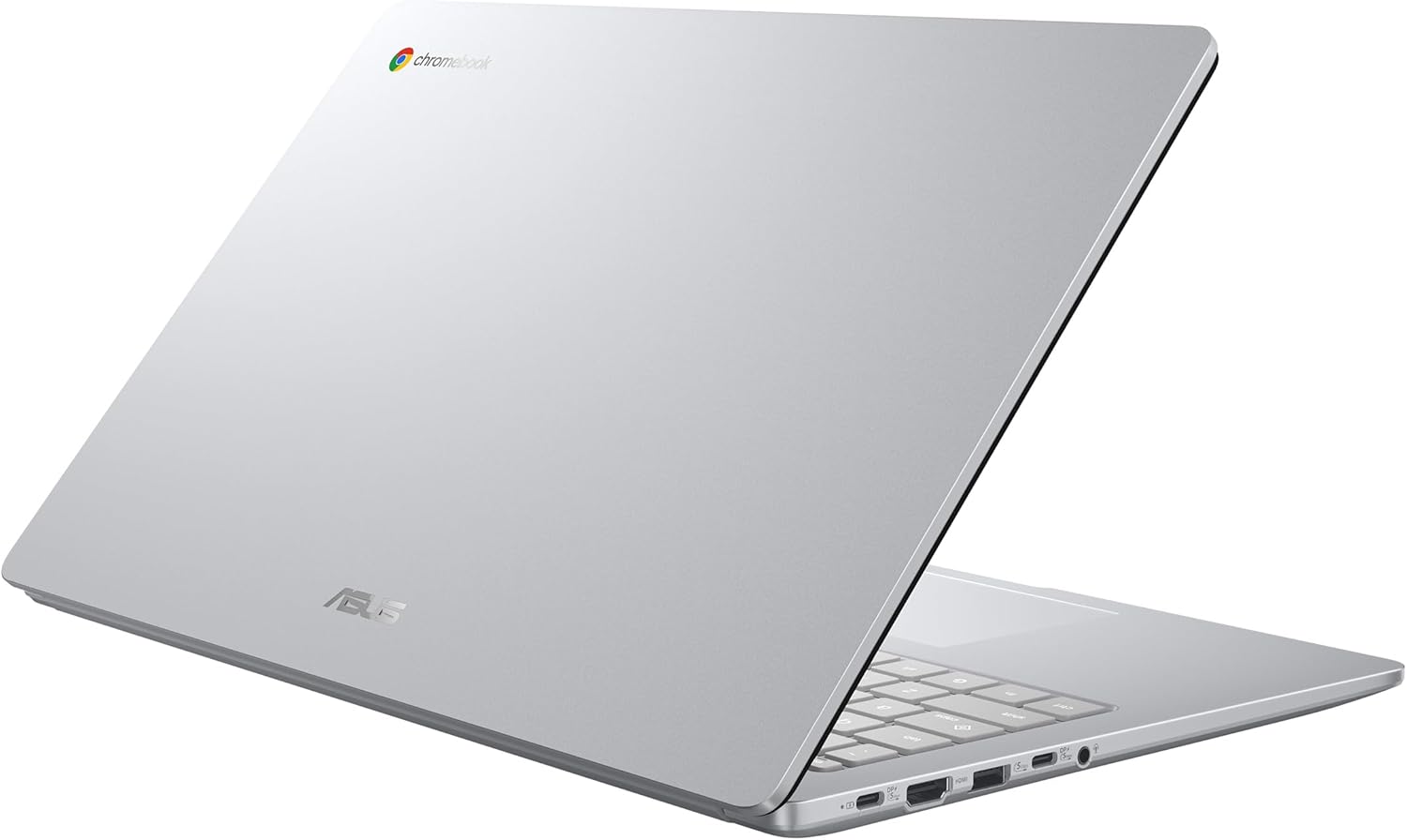 ASUS Chromebook CX15 Laptop, 15.6' FHD Anti-Glare Display, Intel® Processor N50, 128GB Storage, 8GB RAM, ChromeOS, Pure Grey, CX1505CTA-AS88F-PG