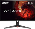 MONITOR acer Nitro 27 Inch WQHD 2560 x 1440 ZeroFrame Design IPS Gaming AMD FreeSync Premium | Up to 270Hz Refresh | Up to 0.5ms | One Display Port 1.4 and Two HDMI 2.0 Ports | XVA270U Z1bmiiprx