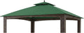 Garden Winds Reinforced RipLock 350 Replacement Canopy Top Cover Compatible with Augusta 10' x 12' Gazebo Models L-GZ1190PST, A111003500 - Green