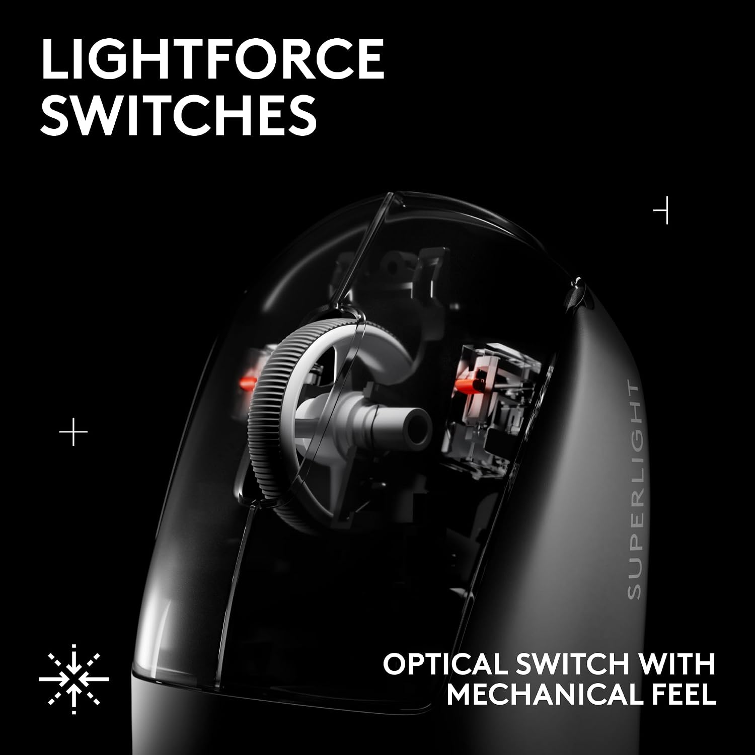 Logitech G PRO X Superlight 2 SE Wireless Gaming Mouse, 60 g pro-Grade Mouse with 5 programmable Buttons, 44K DPI Sensor, 888+ IPS, 1 kHz Report Rate, USB-C Charging for PC/Mac - White