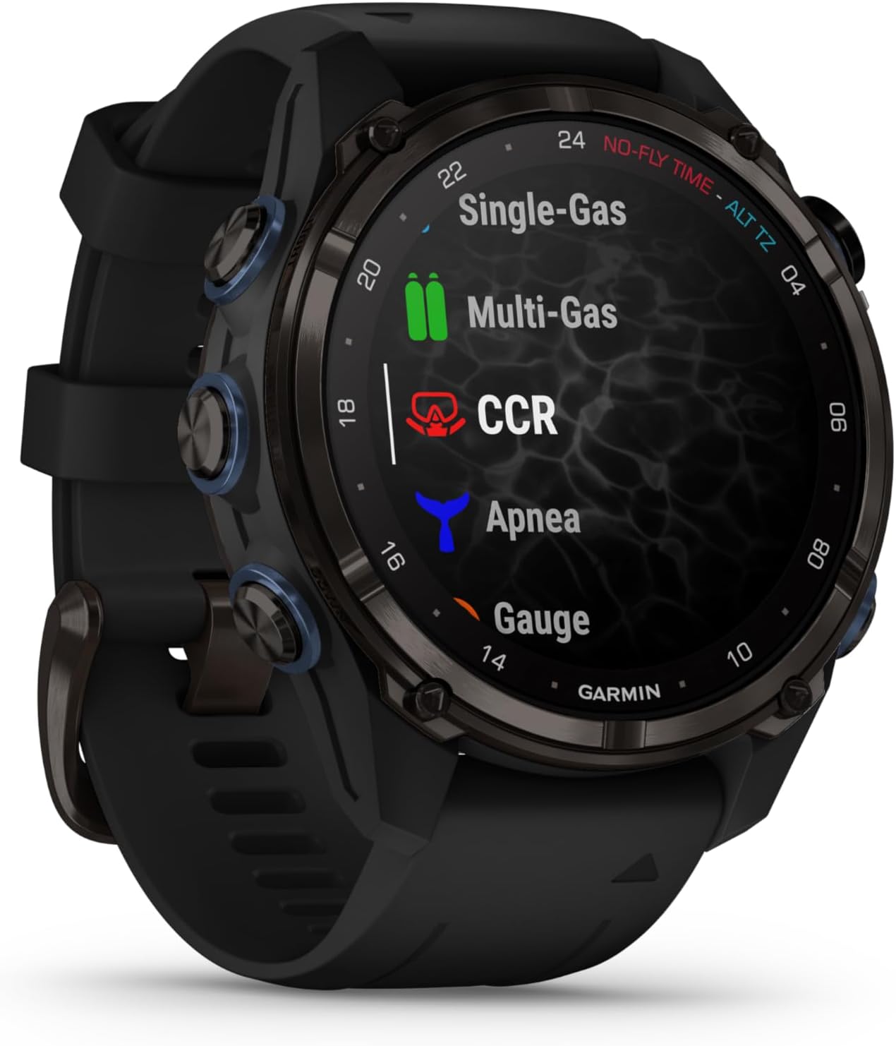 Garmin Descent Mk3i 43 mm w/T2 Transceiver: Titanium Dive Computer +Extra-Long Strap | Up to 25 Days Battery Life, AMOLED Display, GPS Smartwatch Gift Bundle (010-02753-10)
