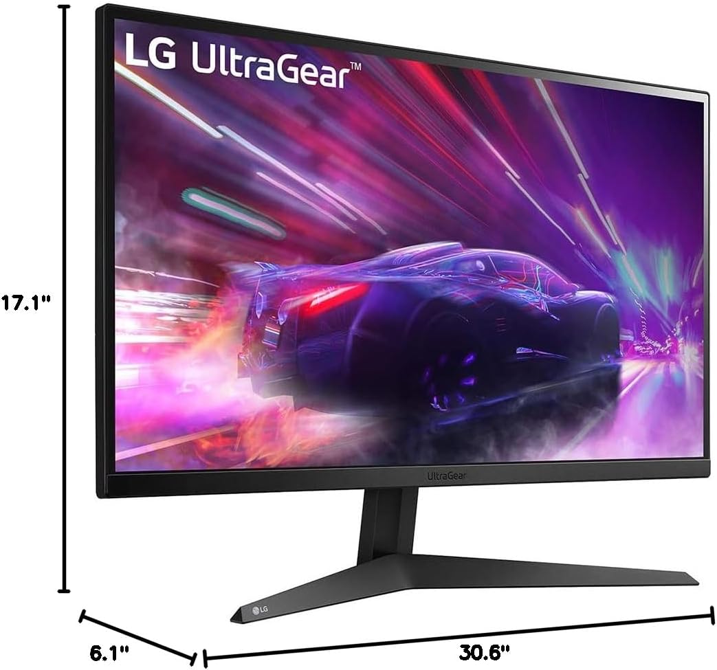 LG 27GQ50F-B 27 Inch Full HD (1920 x 1080) Ultragear Gaming Monitor with 165Hz and 1ms Motion Blur Reduction, AMD FreeSync Premium and 3-Side Virtually Borderless Design