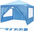 COBIZI 10'x10' Outdoor Canopy Tent,Light Blue