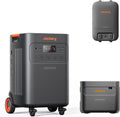 Jackery Solar Generator 5000 Plus Portable Power Station with Extra Battery and Smart Transfer Switch, 10kWh LiFePO4 Battery, 7200W AC Output Solar Generator for Home Use, Emergency Backup