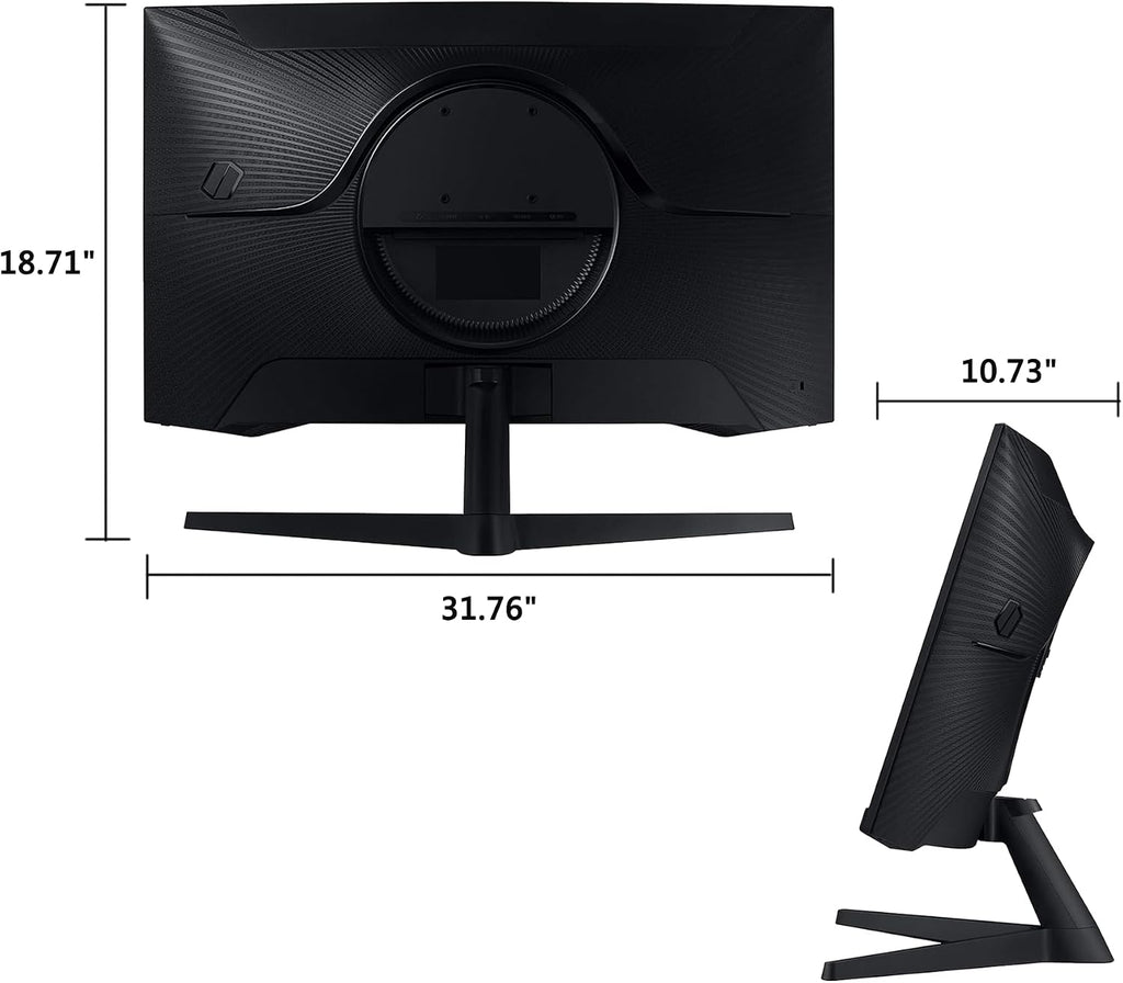 Samsung Odyssey 34 HDR Gaming Curved Monitor - 34 WQHD (3440 x 1440) 1000R - 165Hz - 1ms - HDR10-21:9 - AMD FreeSync Premium - G-SYNC - Flicker Free w/ICP Hub