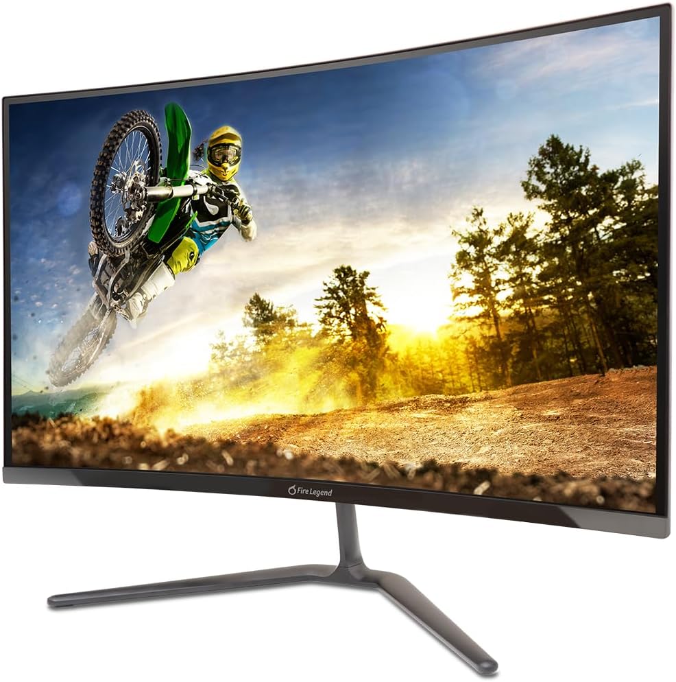 AOPEN by Acer 27HC5R S3biip 27' Full HD (1920 x 1080) VA 1500R Curved Gaming Monitor |AMD FreeSync Premium | 180Hz Refresh Rate | 1ms TVR | HDR 10 Support | Ports:1xDisplay Port 1.4 & 2xHDMI 2.0,16:9