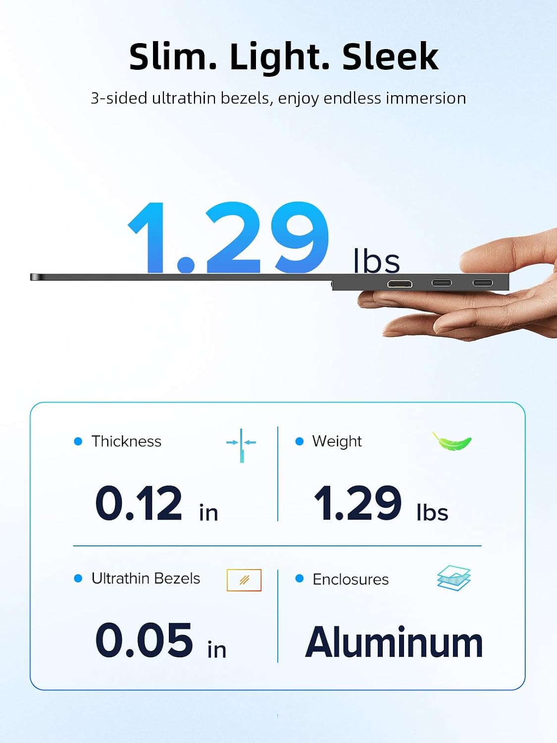 UPERFECT Touchscreen OLED Portable Monitor 14', 3K 2880x1800 | 120Hz | 0.1ms Portable Gaming Monitor, 500 Nits |120% DCI-P3 | 500000:1 | Ultra-Slim Design for Laptop Mini PC Phone Game Consoles