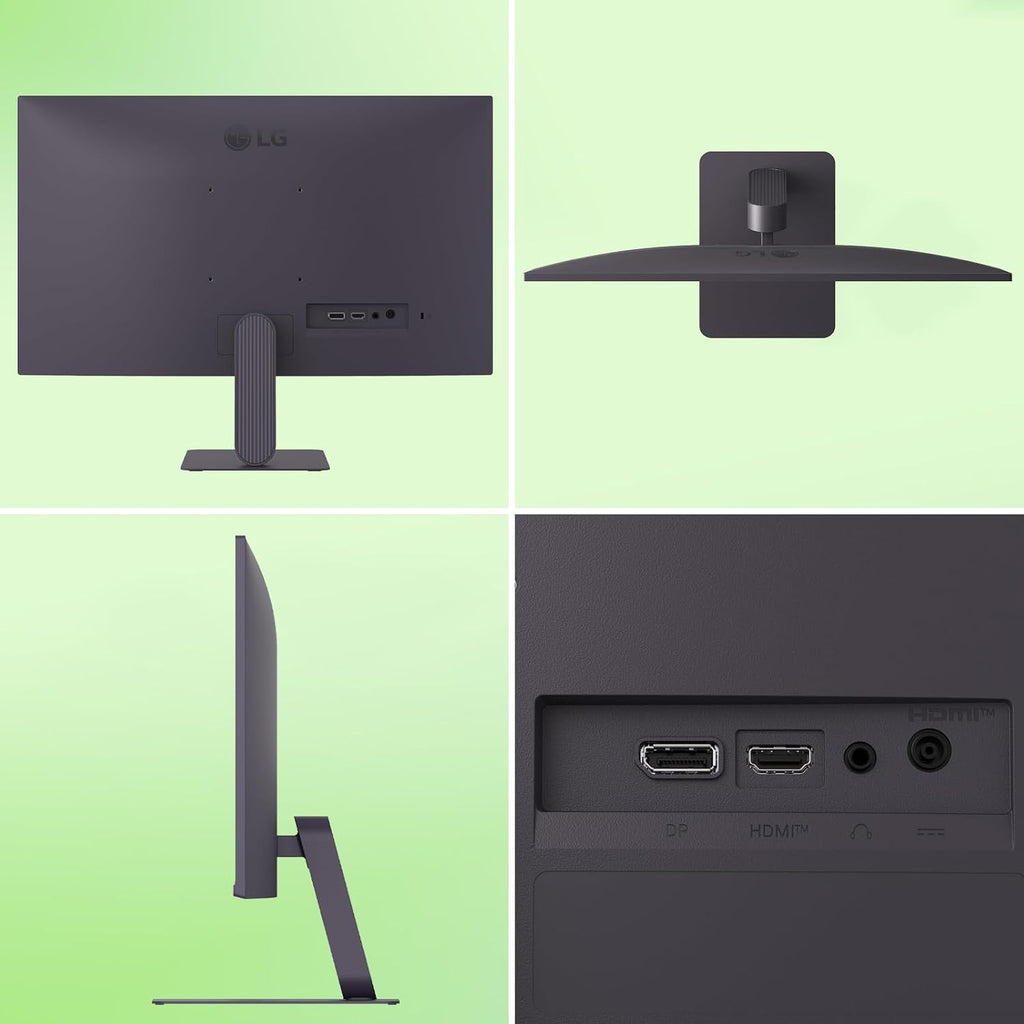 LG 24' Ultragear FHD Gaming Monitor, IPS Display, 144Hz Refresh Rate, 1ms MBR, HDR10, sRGB 99% Color Gamut, NVIDIA G-SYNC Compatible, AMD FreeSync, HDMI, DisplayPort, Vase Mountable, Tilt, Black