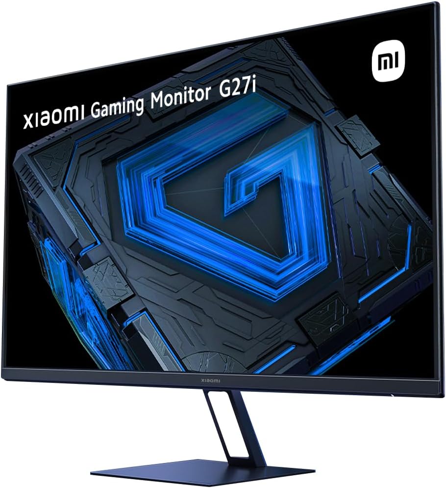 XIAOMI G27i-US 27-inch Gaming Monitor - 165Hz, 1ms GTG, FHD 1920x1080, Fast IPS, HDR10, FreeSync Premium, 99% sRGB, 178° Wide View, Tilt Adjust, TUV Low Blue Light, US Version