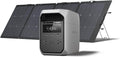 EF ECOFLOW Solar Generator DELTA 3 Classic with 220W Solar Panel, 1024Wh LiFePO4 Battery Portable Power Station, 1800W AC/100W USB-C Output (3600W Surge), 1 Hr Fast Charge for Home, Camping, RV