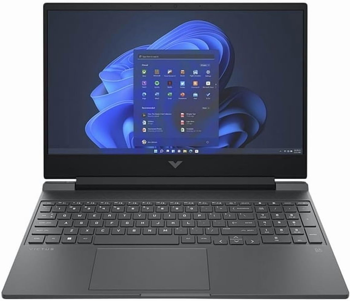 HP Victus Gaming 15 Laptop: 15.6' 144Hz FHD Display • AMD Ryzen 7 7445HS • NVIDIA GeForce RTX 4050 6GB GDDR6 • 16 GB DDR5 SDRAM • 512 GB NVMe SSD • Win10 Home • Wi-Fi 6 • Backlit Keyboard