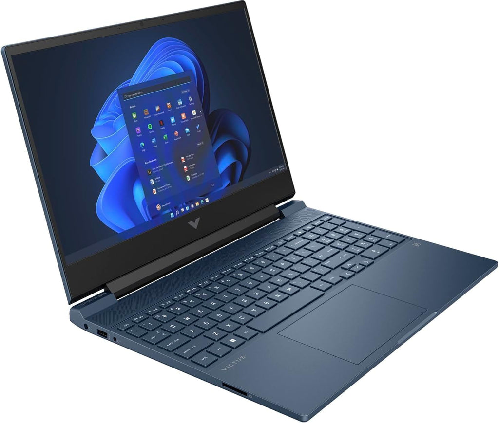 HP Victus 15 Gaming Laptop 15.6' FHD IPS Anti-Glare 144Hz Intel 8-core i5-12450H (Beat i7-11800H) 16GB RAM 512GB SSD GeForce RTX 3050 Backlit B&O Fast Charging Win11 Blue w/ICP Accessory