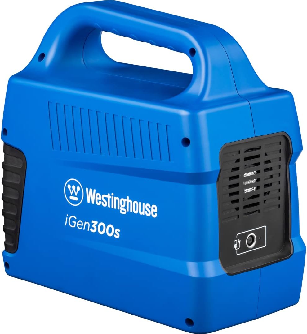 Westinghouse 296Wh 600 Peak Watt Portable Power Station and Solar Generator, Pure Sine Wave AC Outlet, Backup Lithium Battery for Camping, Home, Travel, Indoor/Outdoor Use (Solar Panel Not Included)