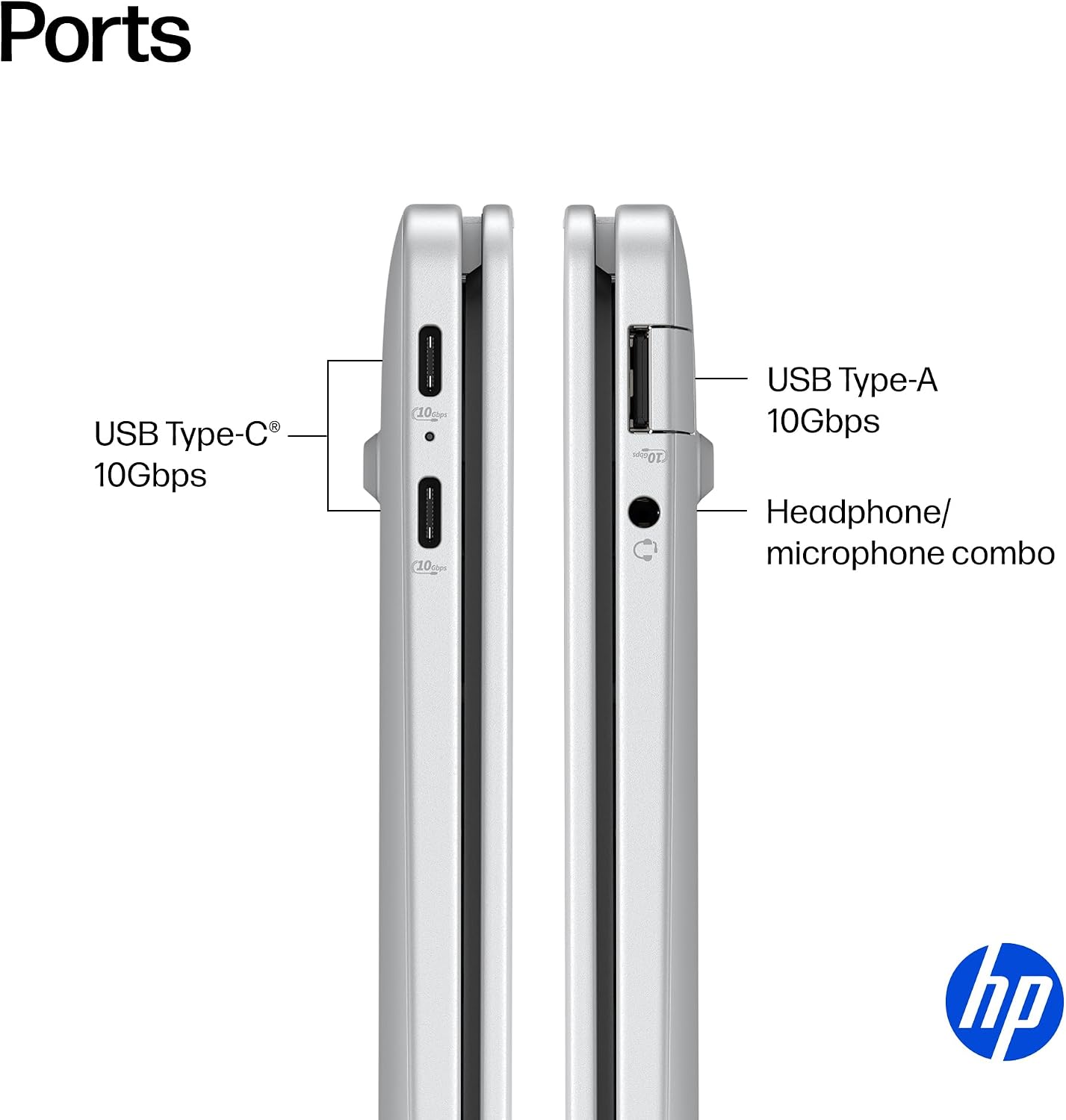 HP OmniBook 5 16 inch Next Gen AI PC, 2K Touchscreen, Snapdragon X Plus X1P-42-100, 16 GB RAM, 512 GB SSD, Qualcomm Adreno GPU, Windows 11 Home, Glacier Silver, 16-fb0000nr