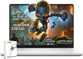ASUS ROG Zephyrus G14 14' OLED 3K 120Hz Gaming Laptop - AMD Ryzen 9 270 - GeForce RTX 5060 - Wi-Fi7 Bluetooth BacklitKB Win11 (16GB RAM | 2TB PCIe SSD) - Platinum White - w/2TB USB Drive - W/GaLiMu