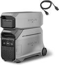 EF ECOFLOW 8kWh Portable Power Station: DELTA Pro 3 with AC Cable and Extra Battery, 120/240V 4000W AC Output, Solar Generator for Home Use, Camping, Emergencies, RVs, and Outdoor Generators