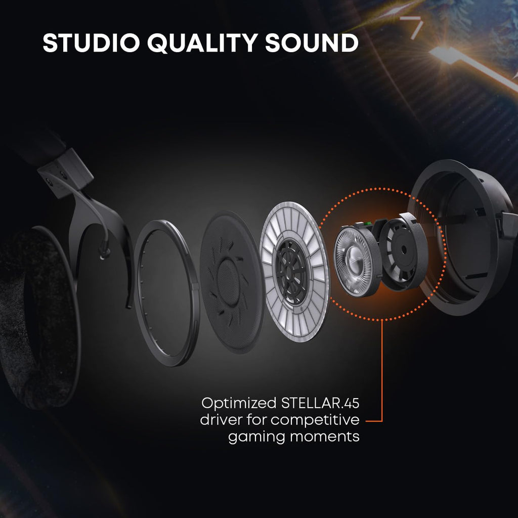 beyerdynamic MMX 300 PRO Closed Gaming Headset with Stellar.45 Driver and Condenser Microphone, Wired Gaming Headset Suitable for PC, Gaming Console, PS, Switch. Handmade in Germany, Black