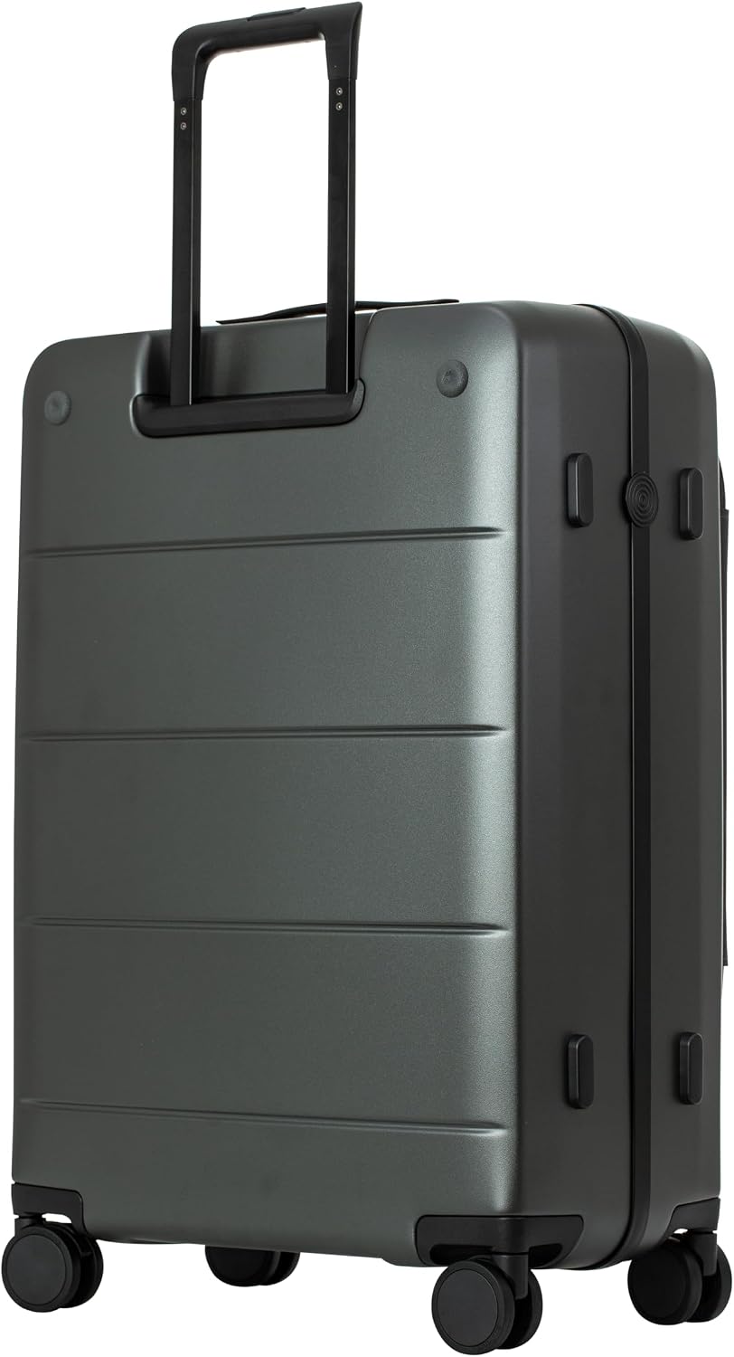 Acer Predator Street-Style Luggage 25-Inch Luggage Bag | Silent Dual-Row Wheels | Front-Opening Design | Large Storage Compartments | TSA Approved Lock | Matte Gray