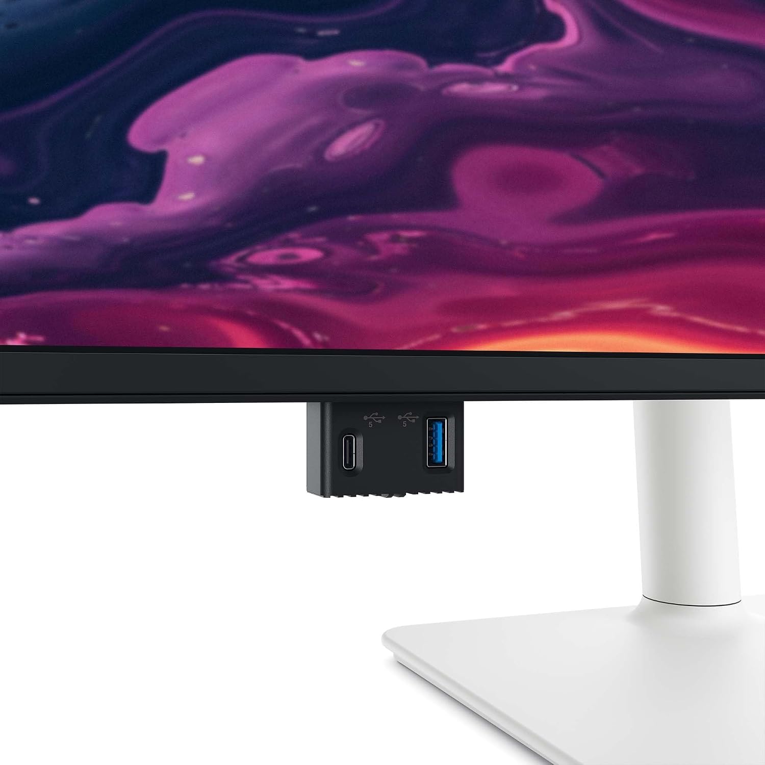 Dell S27 Series 27' 4K Monitor (3840 x 2160) 120Hz, AMD FreeSync Premium, sRGB 99%, 1500:1 Contrast Ratio, Integrated 2x5W Speaker, Height/Tilt/Swivel/Pivot, HDMI/USB-C- Ash White