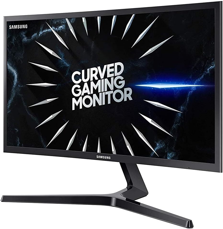 SAMSUNG 24' FHD 1080p CRG5 Curved Gaming Monitor, 144Hz, 4ms, Exclusive Gamer Settings, AMD Radeon FreeSync, Eye Saver Mode, 3000:1 Contrast Ratio, Black