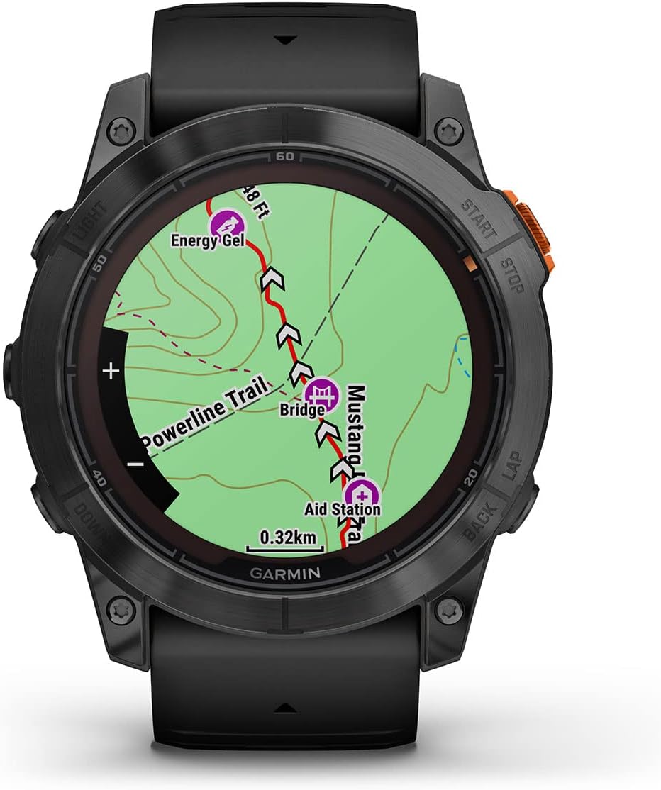 Garmin Fenix 7X Pro Solar (Slate/Black) Multisport GPS Smartwatch Gift Box Bundle - Training, Sleep/Health Tracking - Includes PlayBetter Screen Protectors, Adapter, Charger & Case